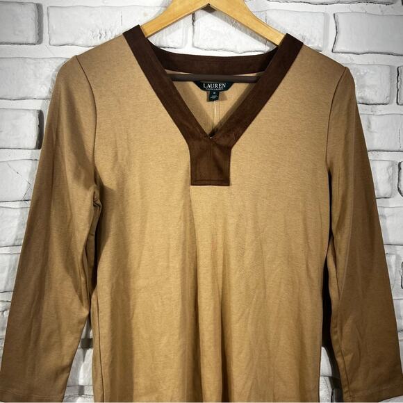 NWT Lauren Ralph Lauren 3/4 Sleeve Top Size Medium - Picture 8 of 9